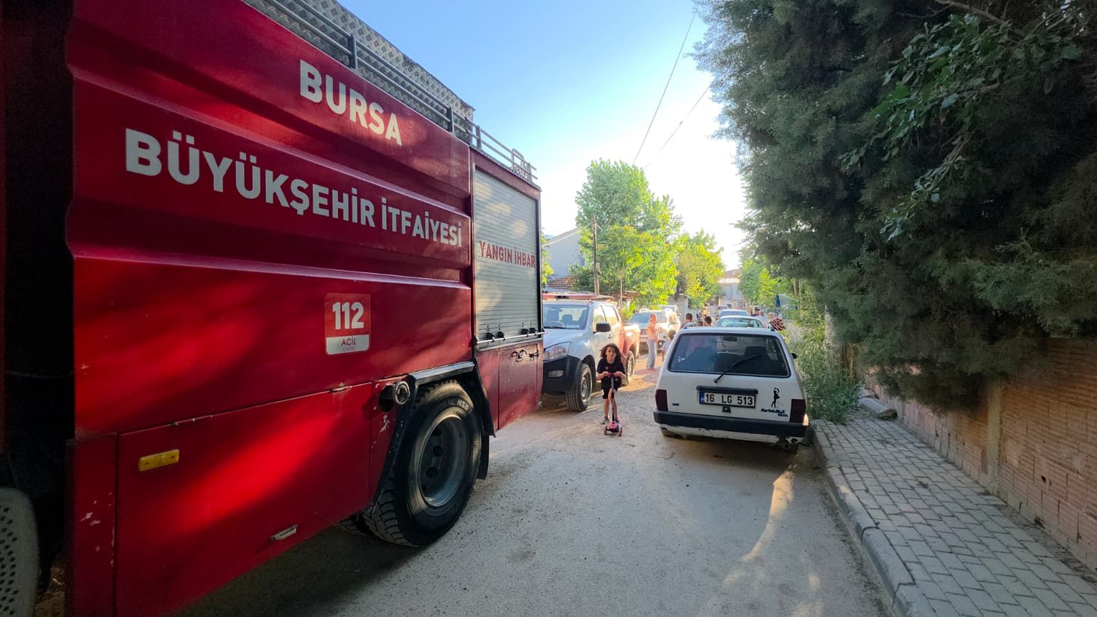 İnegöl’de Kalaslar Yangın Çıkardı (1)