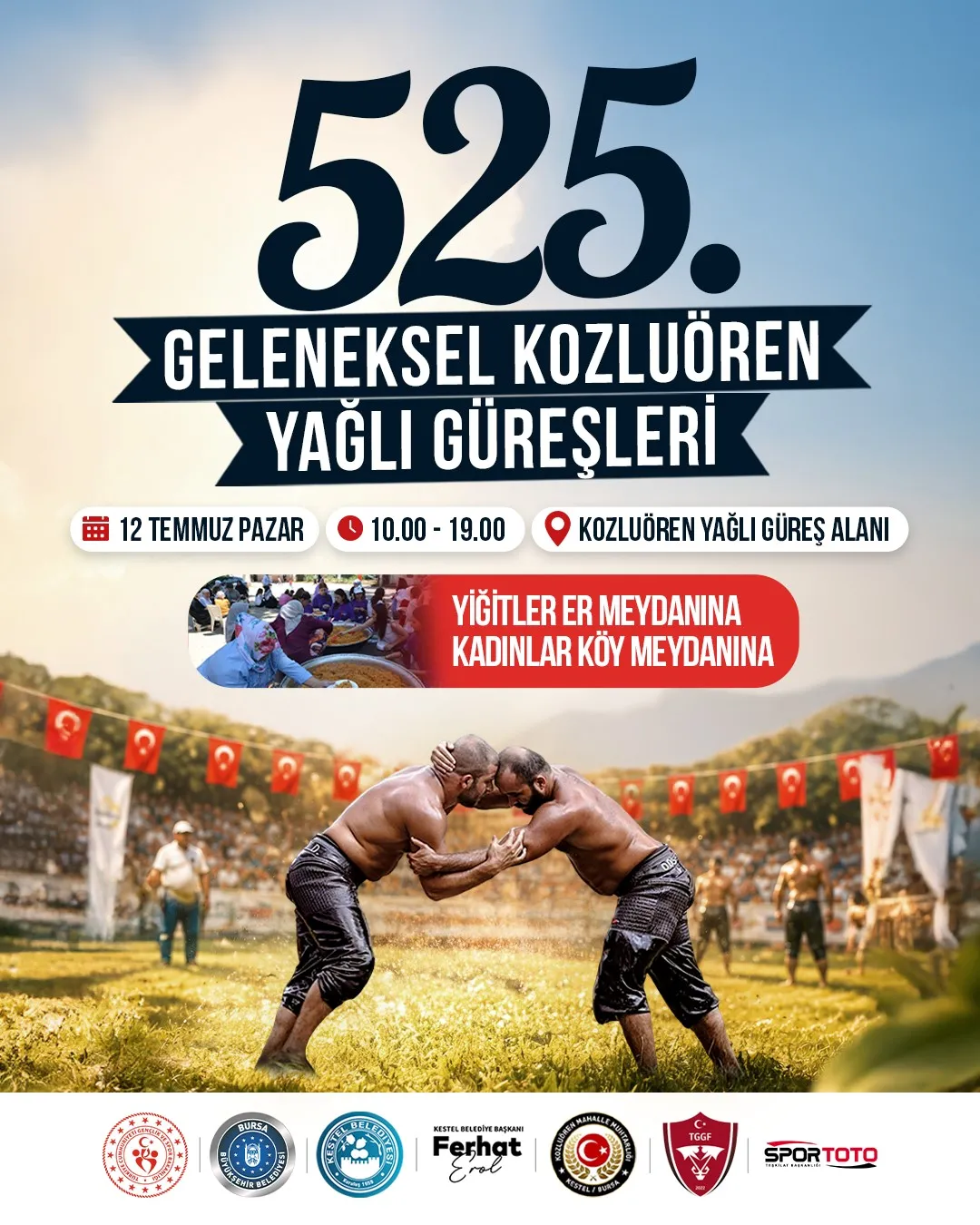 Kestel’de 525 Yıllık Gelenek Yeniden Er Meydanına Taşınıyor (3)