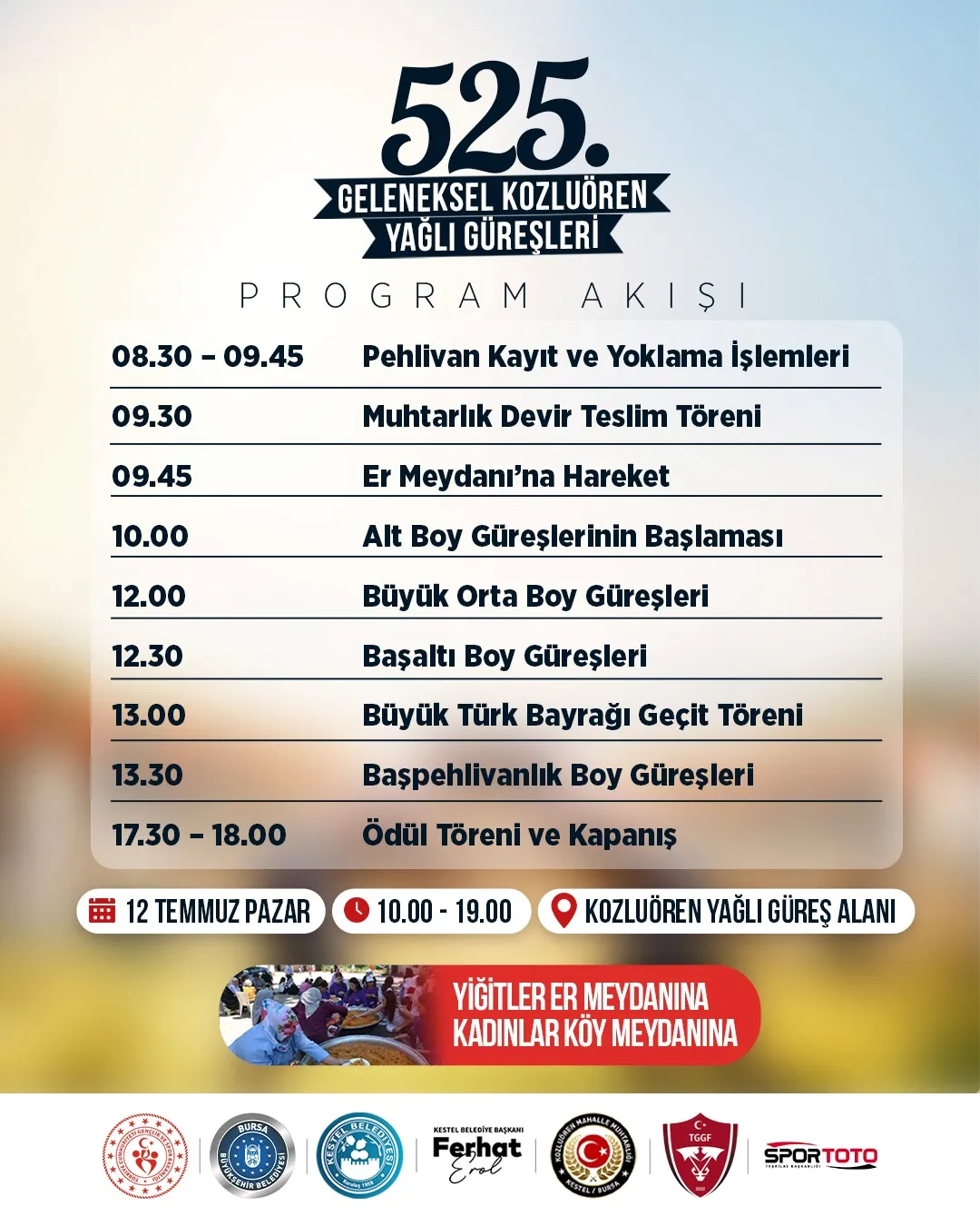 Kestel’de 525 Yıllık Gelenek Yeniden Er Meydanına Taşınıyor (4)