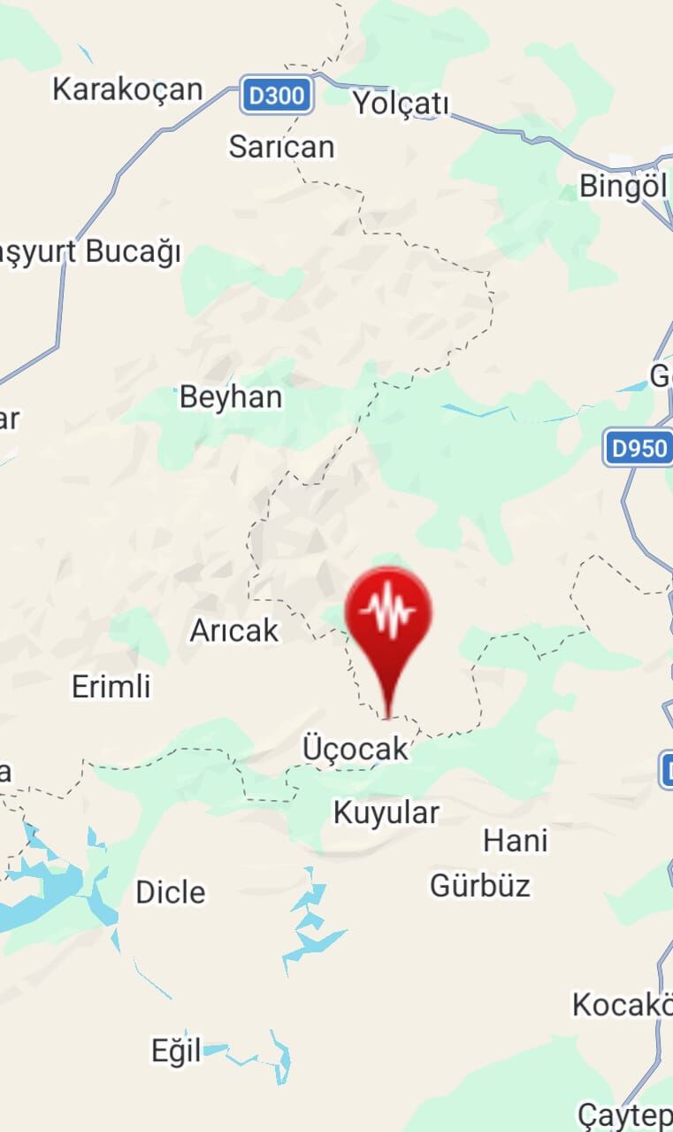 Son Daki̇ka Diyarbakır’da Deprem Mi Oldu Afad – Emsc Son Depremler Listesi (3)