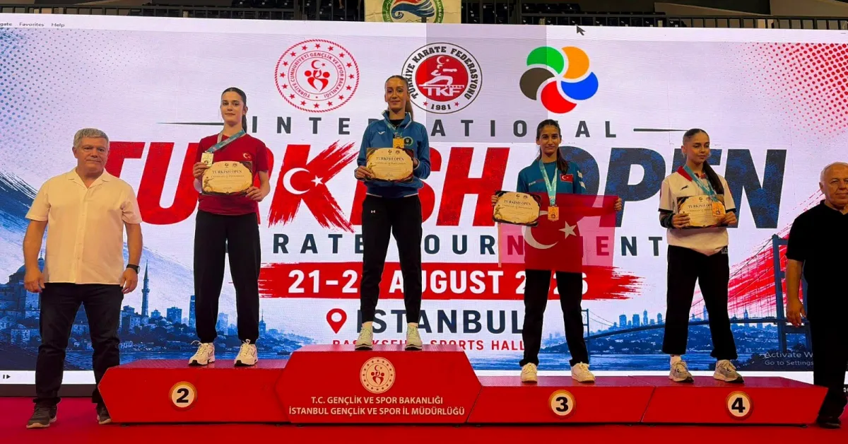 Bursa Büyükşehir Belediyesporlu Naz Kayadere’den Altın Madalya