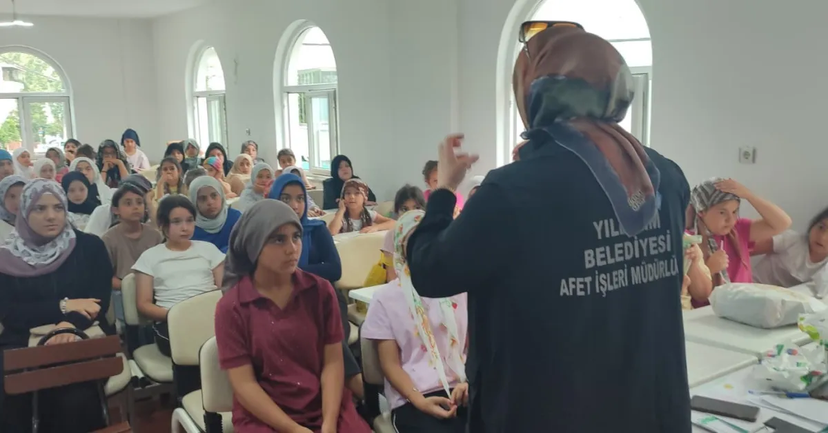 Bursa'da 2 Bin 183 Çocuğa Afet Farkındalık Eğitimi (4)