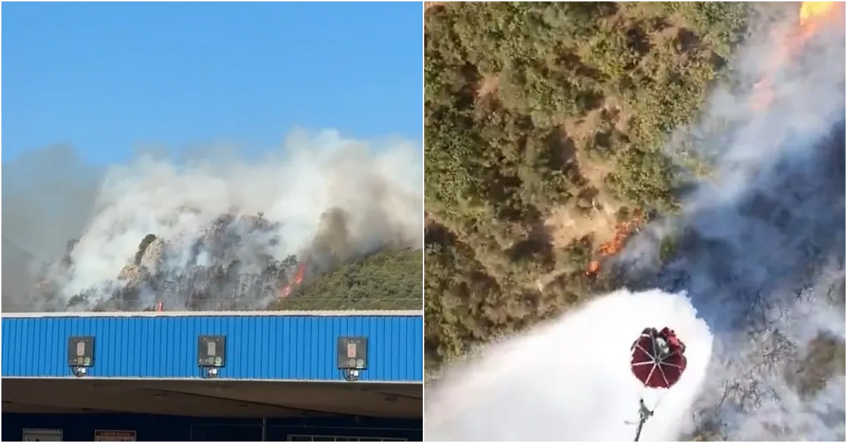 Bursa’da 3 Farklı Noktada Orman Yangını Havadan Ve Karadan Müdahale Sürüyor (2)