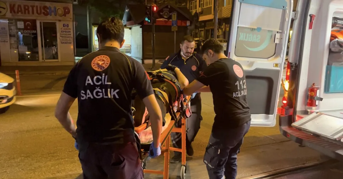 Bursa’da Kontrolden Çıkan Motosiklet Devrildi Kadın Sürücü Yaralandı