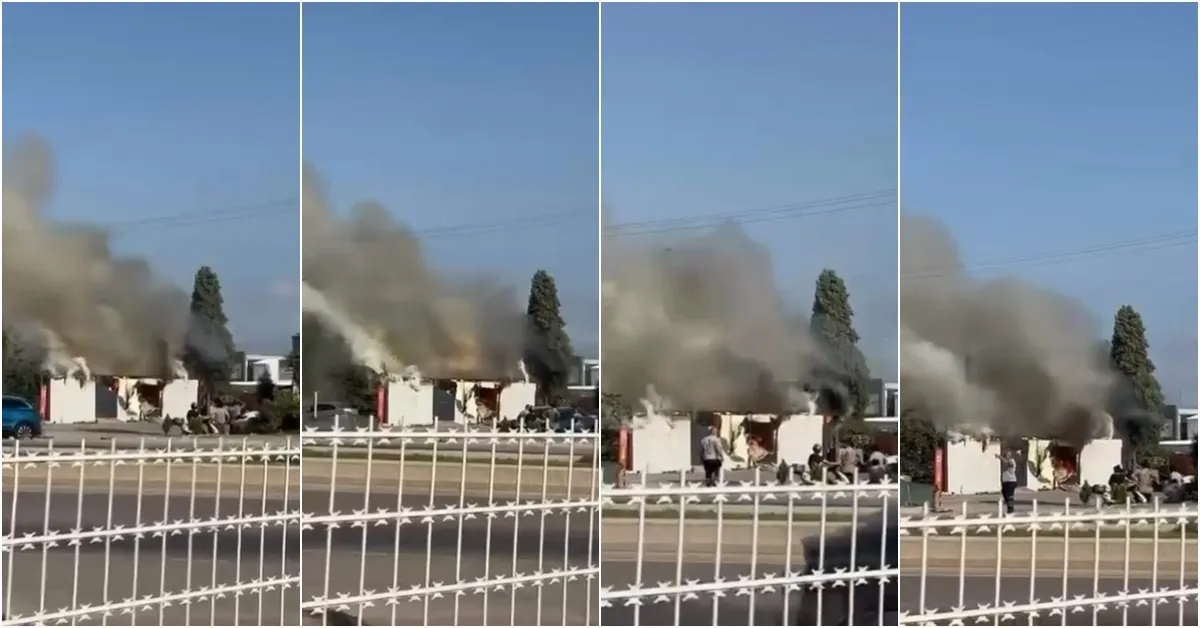 Bursa’da Trafo Patladı, Alevler Kameraya Yansıdı