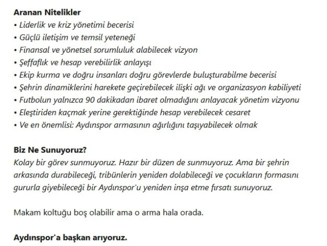 Genç Gazete Bir Dönem Süper Lig’i Salladılar! Şimdiyse Iş Ilanıyla Kulübe Başkan Arıyorlar (1)-1