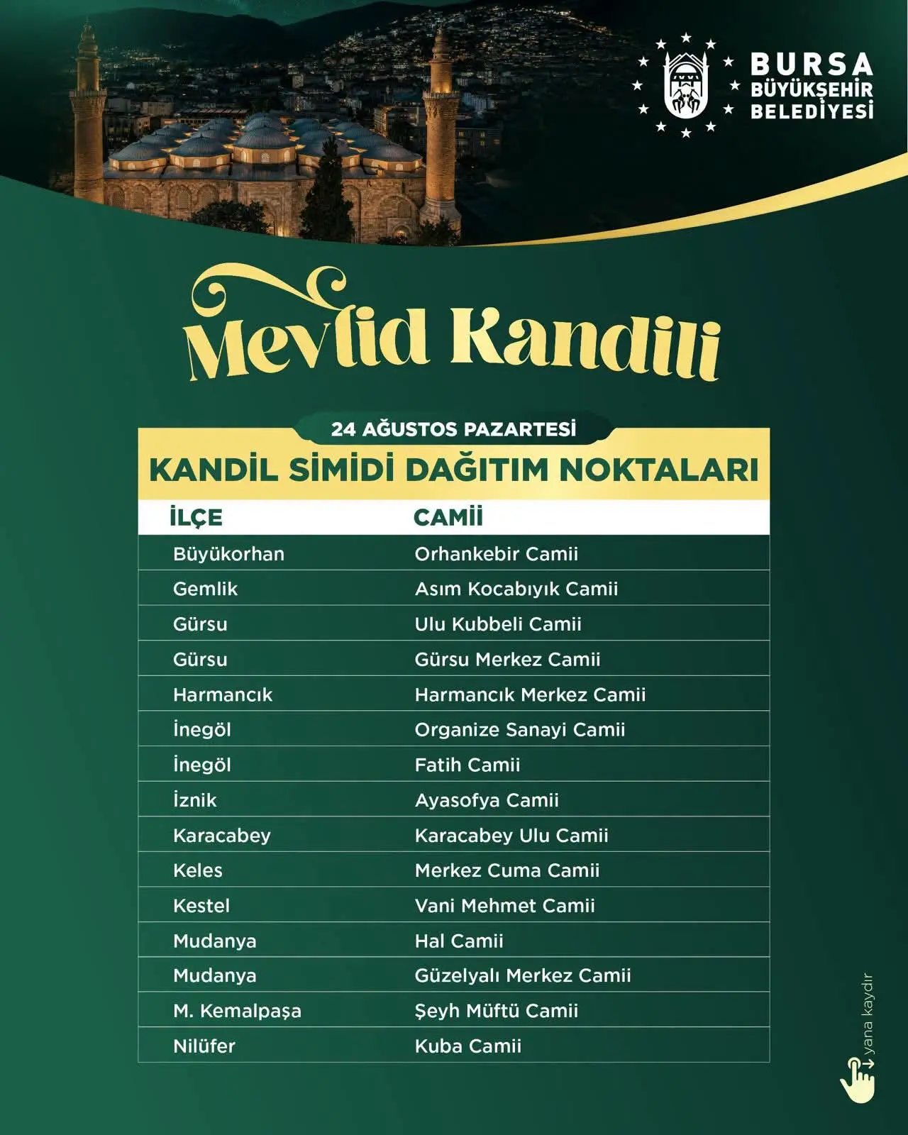 Genç Gazete Bursa Büyükşehir’den İnegöl’e Kandil Ikramı! İki Camide Simit Dağıtılacak (1)