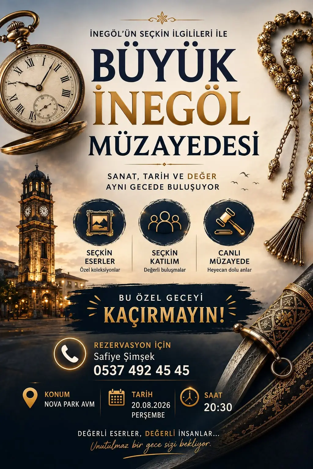 Genç Gazete İnegöl’de ‘Büyük Müzayede’ Heyecanı! Seçkin Eserler Açık Artırmaya Çıkacak (1)