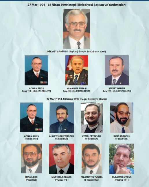 İnegöl Beledi̇ye Başkani Hi̇kmet Şahi̇n
