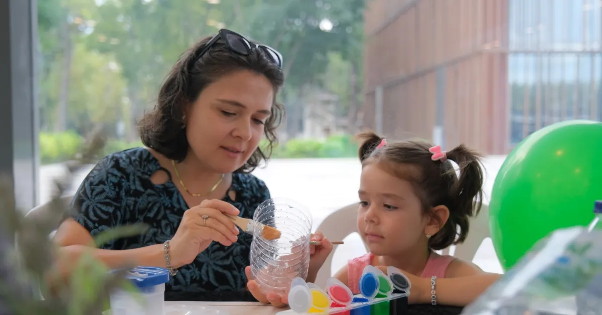 İnegöl’de Atık Plastikler Saksıya Dönüştü 30 Anne Ve 30 Çocuk Katıldı (3)