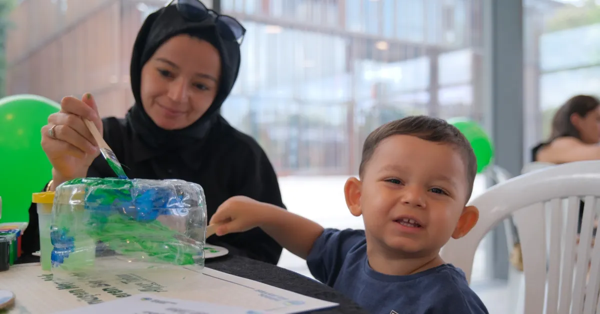 İnegöl’de Atık Plastikler Saksıya Dönüştü 30 Anne Ve 30 Çocuk Katıldı (9)