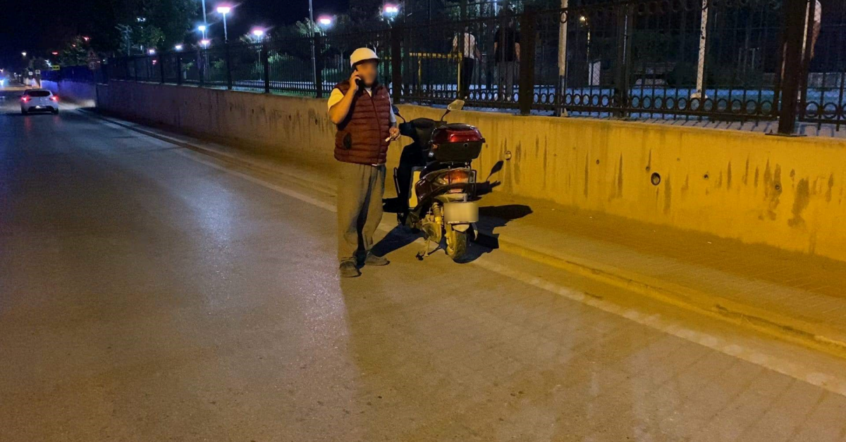 İnegöl’de Elektrikli Motosikletiyle Alkollü Yakalandı, 52 Bin Lira Ceza Yedi (2)