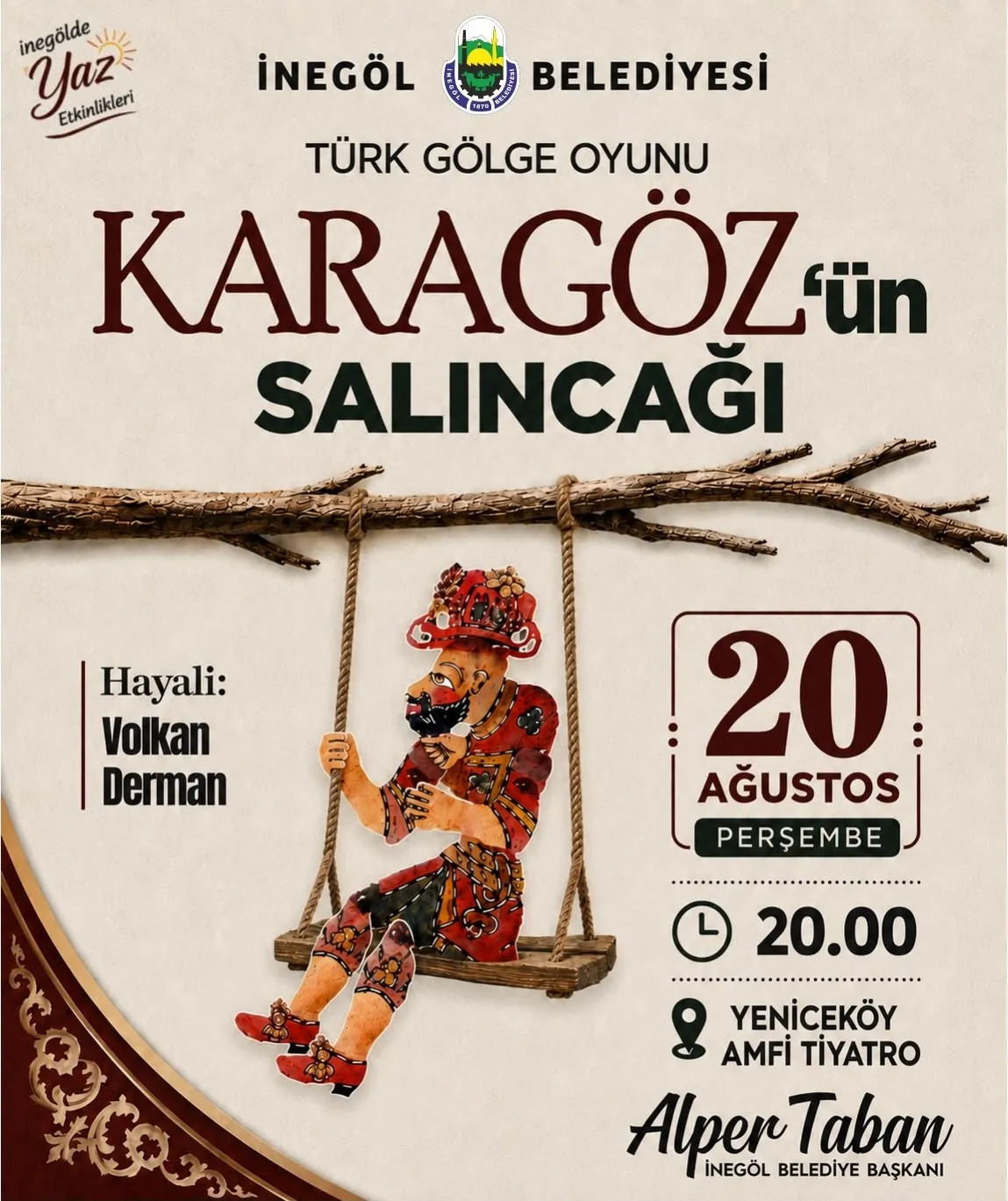 İnegöl’de Karagöz’ün Salıncağı Üç Gün Boyunca Sahnelenecek (2)