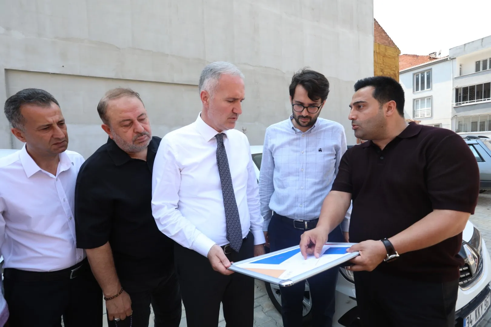 İnegöl’de Orhaniye Mahallesi’ne 16 Araçlık Yeni Otopark (1)