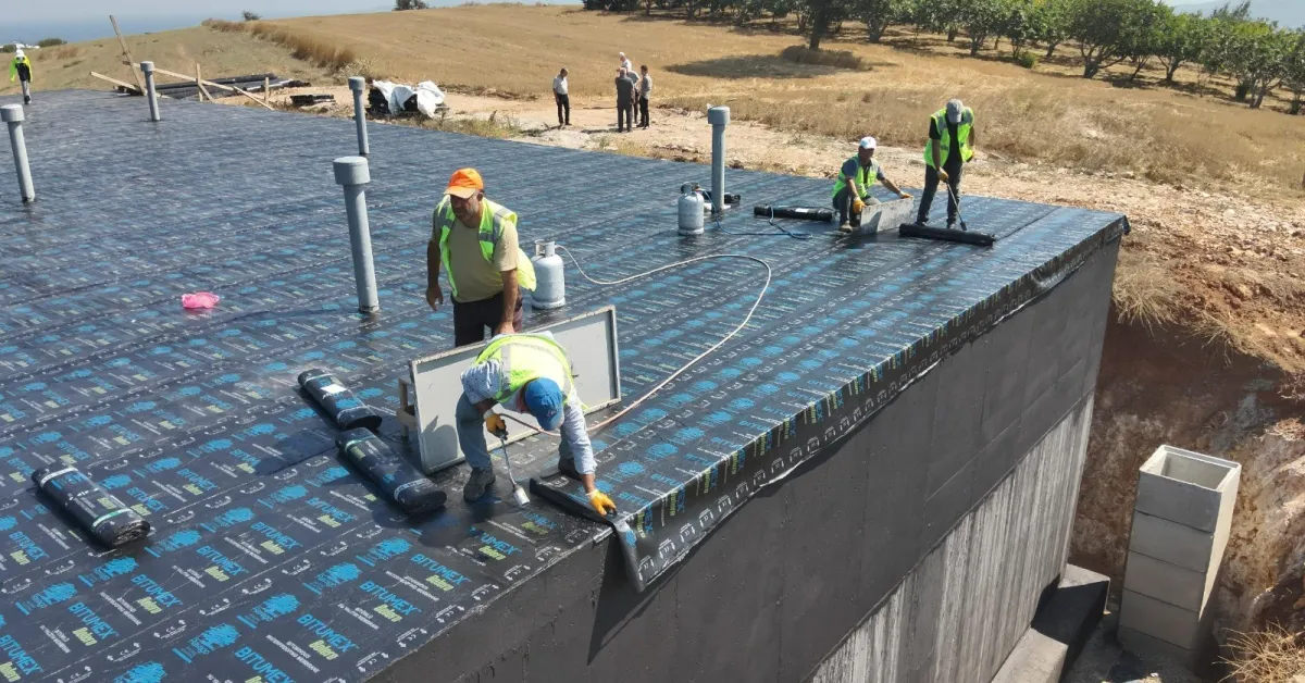 Mudanya’da 10 Mahalleye Hizmet Verecek Su Deposunda Yüzde 70 Tamamlandı (3)