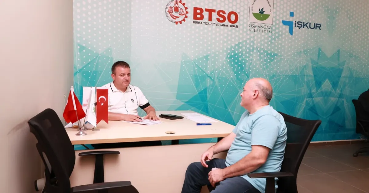 Osmangazi Belediyesi Ve Btso’nun Istihdam Buluşmasında Firma Yetkilileriyle Görüşen 50 Kişi, Yapılan Değerlendirmelerin Ardından Işe Alındı (2)
