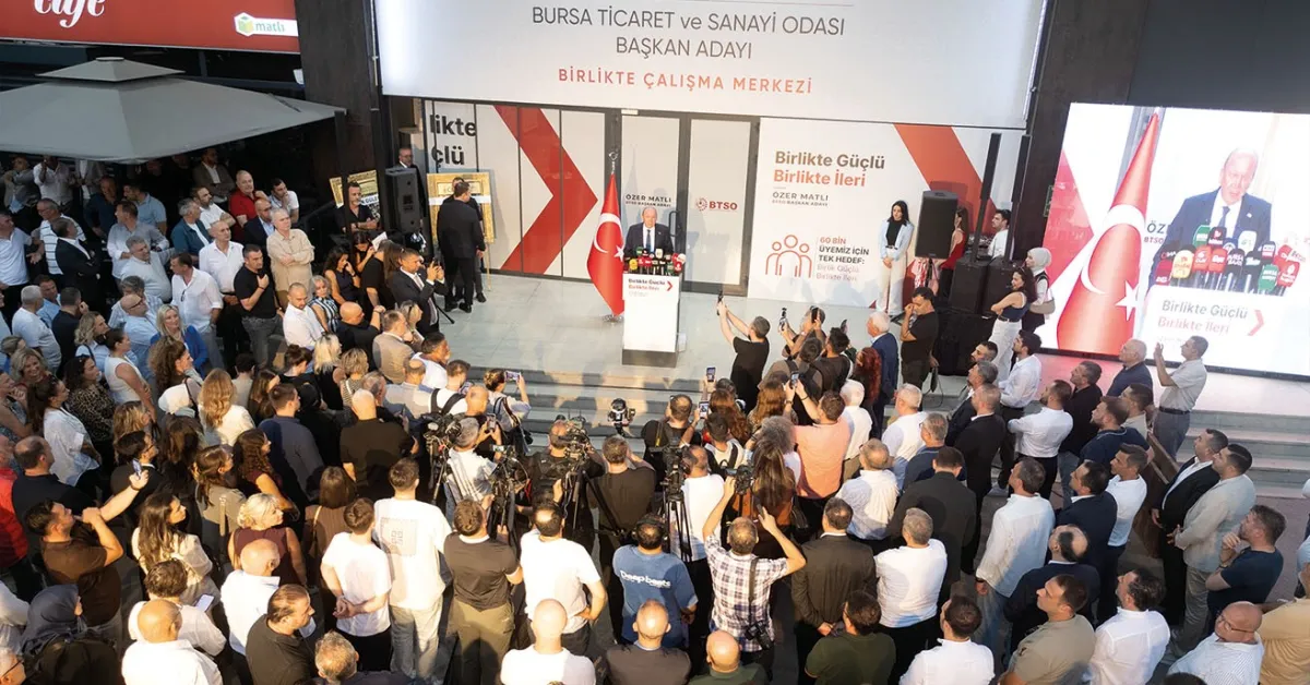 Özer Matlı’dan Btso Için Yeni Dönem Mesajı 60 Bin Üyeyi Merkeze Alan Yönetim Modeli (1)