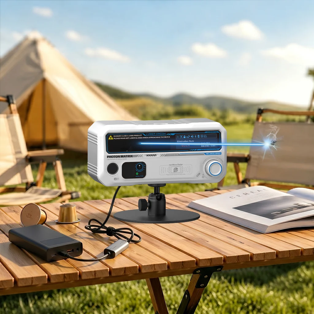Photon Matrix Blue Laser Mosquito Air Defense For Camping And Tent Protection