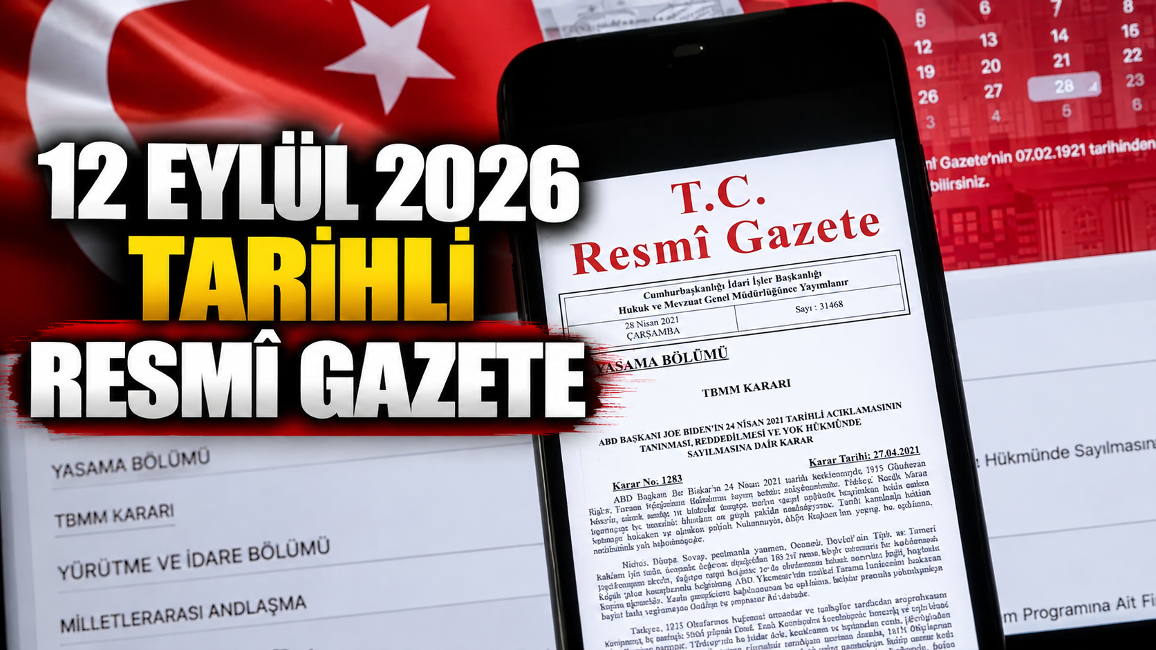 Resmi Gazete’de Bugün Neler Var? 12 Eylül 2026 Tarihli ve 33368 Sayılı Resmî Gazete