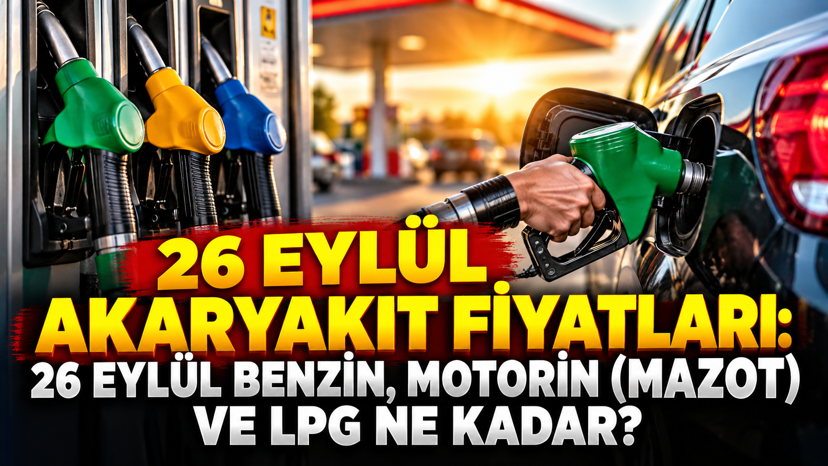 26 EYLÜL AKARYAKIT FİYATLARI: 26 Eylül benzin, motorin (mazot) ve LPG ne kadar? Benzin, motorin ve LPG güncel liste