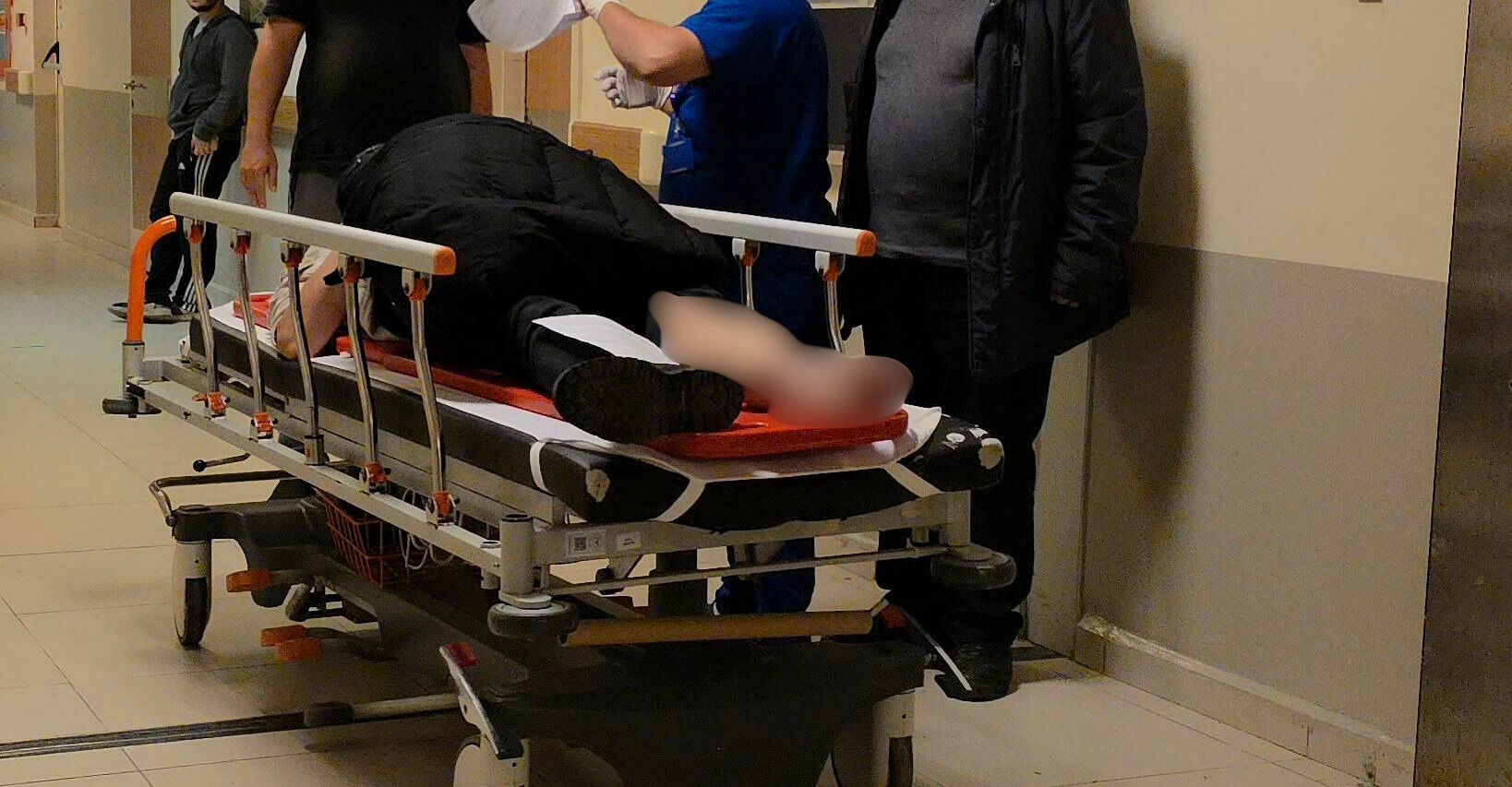 İnegöl’de Adliye Önünde Motosiklet Yayaya Çarptı