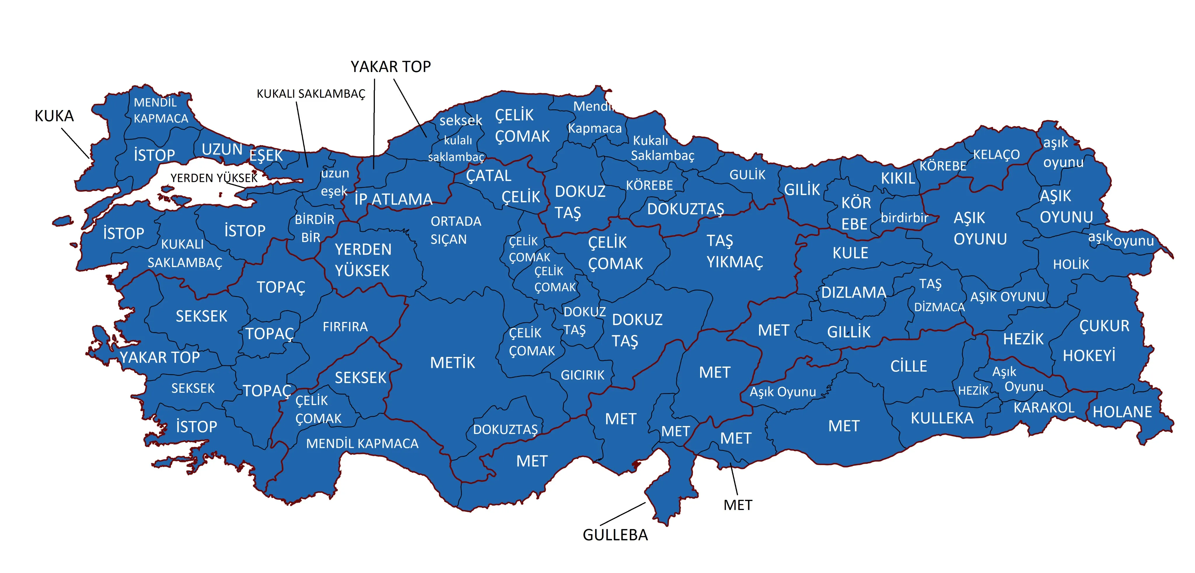 81 Ilin Sokak Oyunları Haritası Açıklandı Bursa’nın Oyunu Bakın Ne!