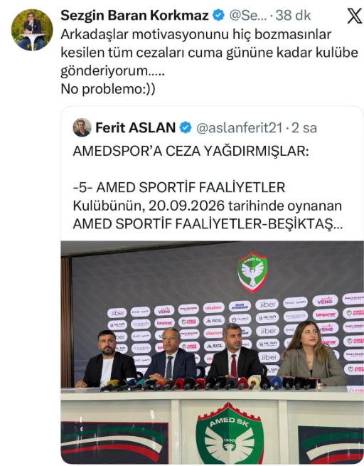 Amedspor’a Verilen 2,5 Milyon Tl’lik Cezayı Üstlendi (2)