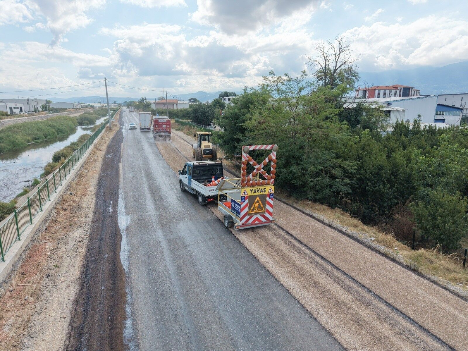 Bursa Samanlı Çevre Bağlantı Yolu Yenilendi