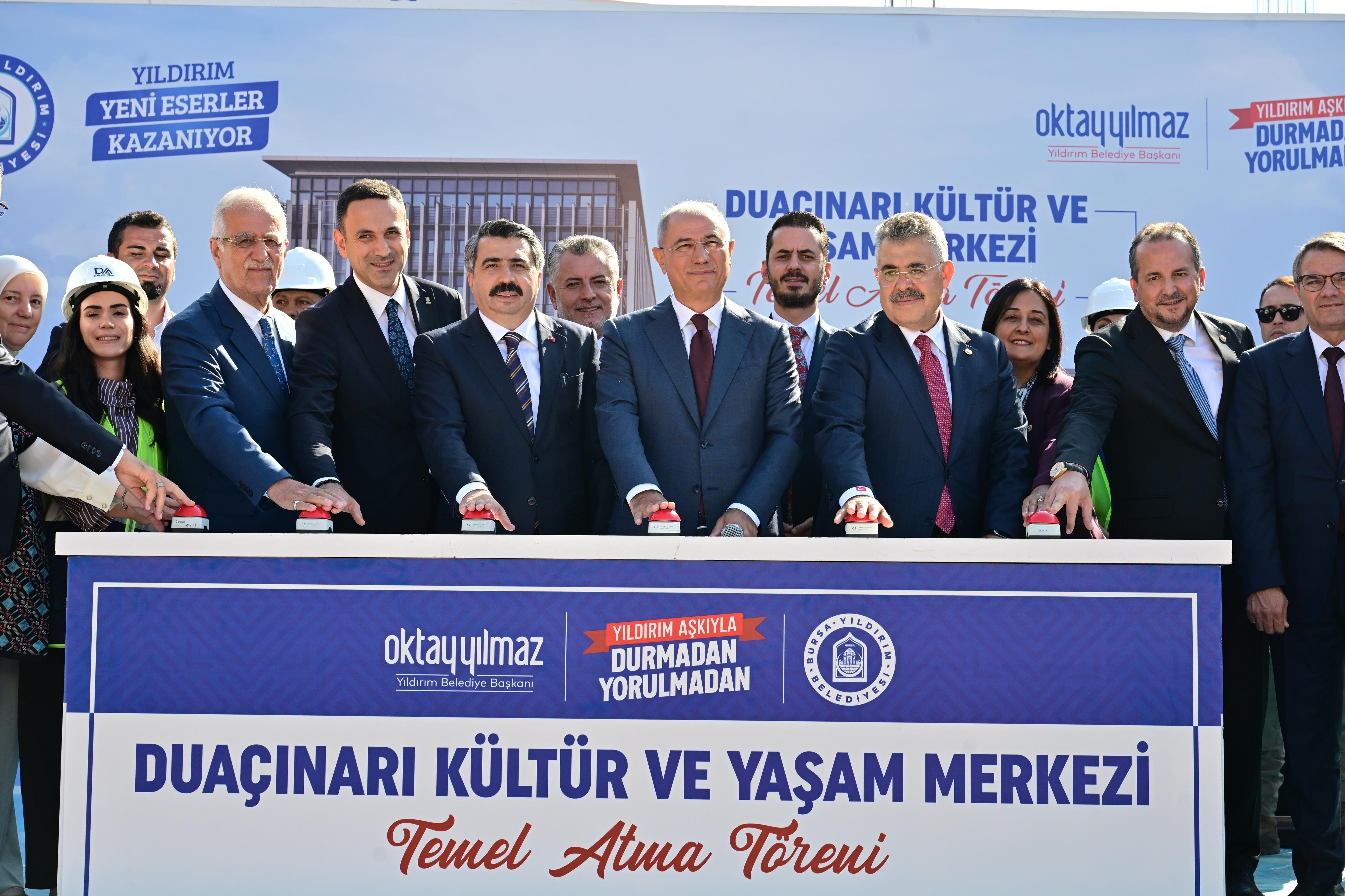 Bursa’da 2 Milyar Liralık Kültür Ve Yaşam Merkezinin Temeli Atıldı (1)