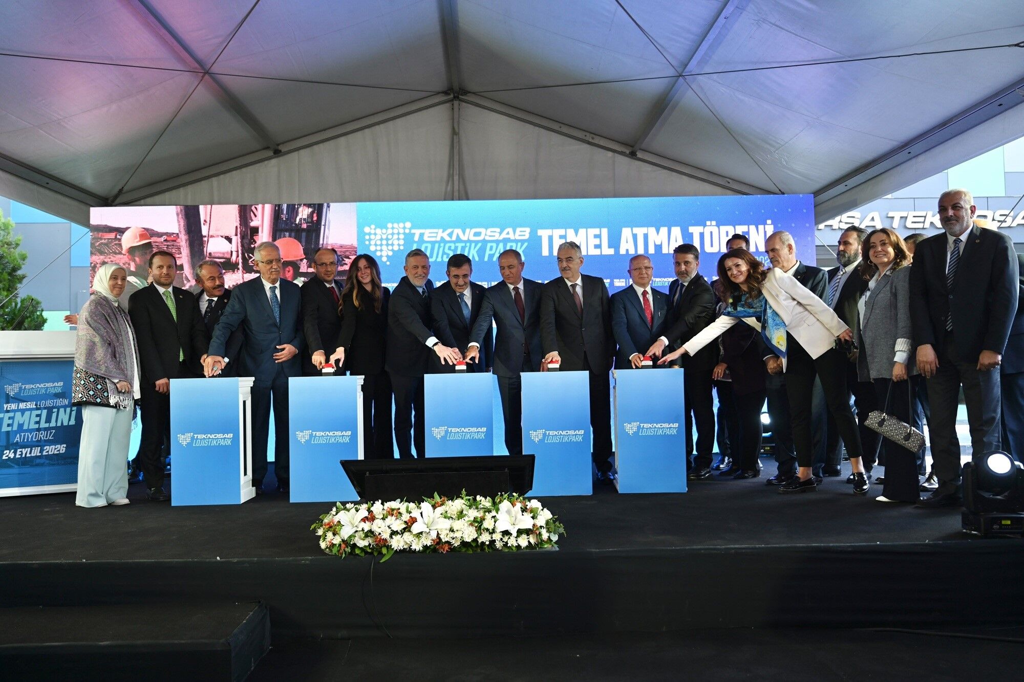 Bursa’da 210 Milyon Dolarlık Teknosab Lojistik Park’ın Temeli Atıldı