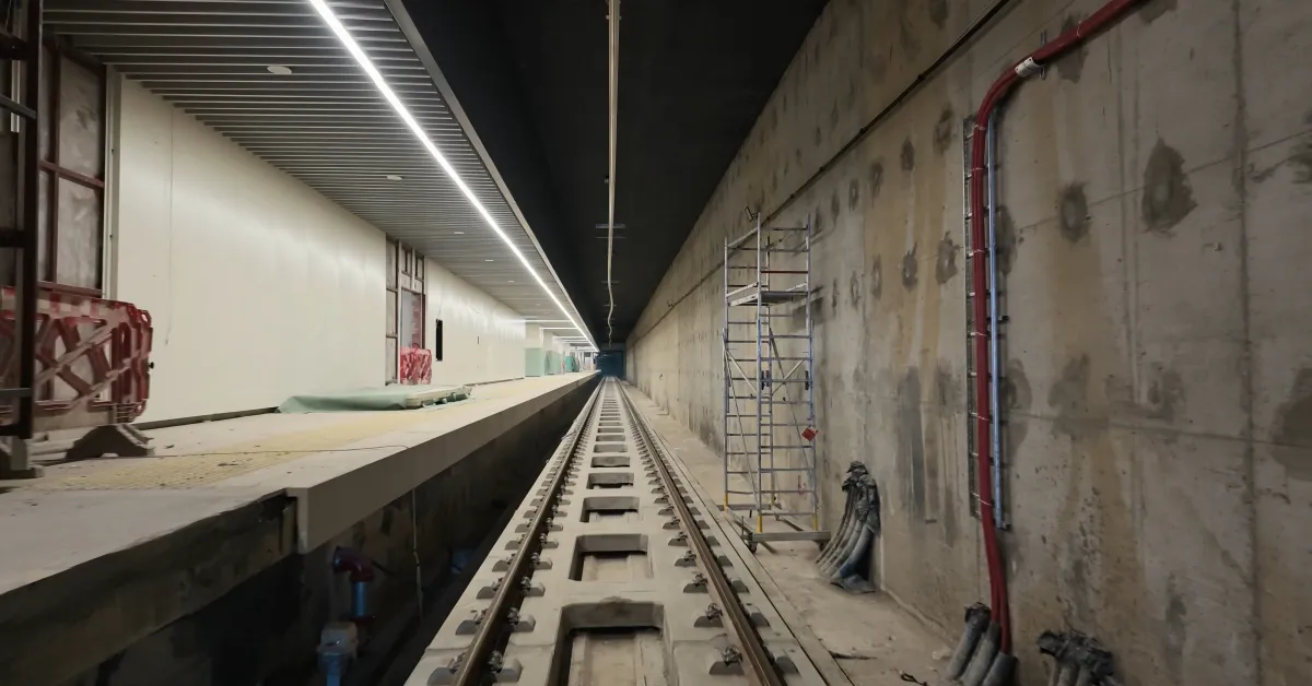 Bursa’da Şehir Hastanesi Metrosunda Yüzde 83,80 Tamamlandı (3)