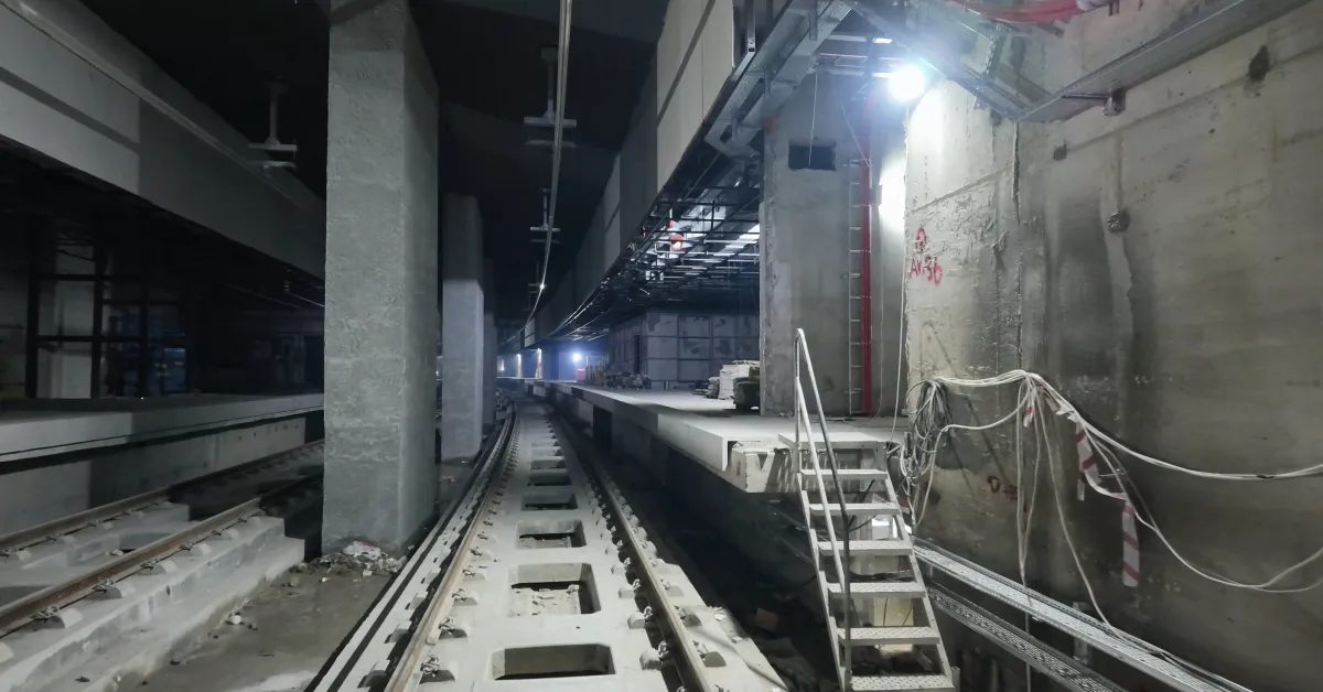 Bursa’da Şehir Hastanesi Metrosunda Yüzde 83,80 Tamamlandı (4)