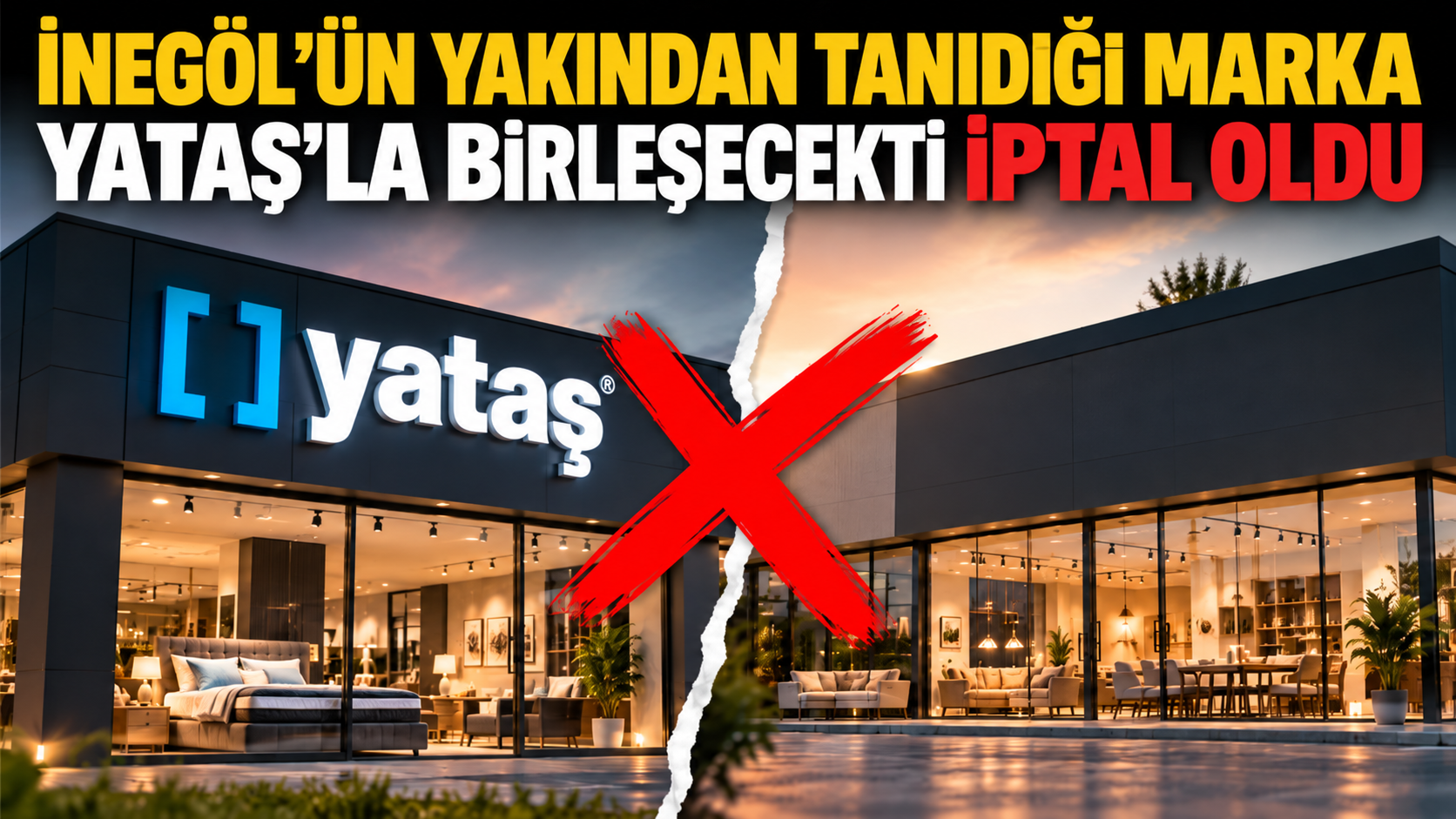 İnegöl'ün yakından tanıdığı marka Yataş'la birleşecekti iptal oldu