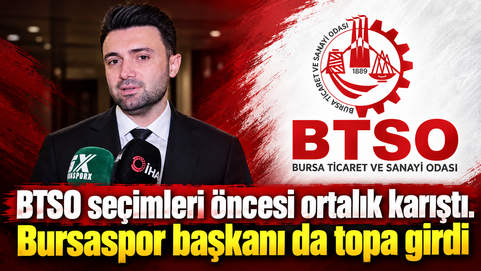BTSO seçimleri öncesi ortalık karıştı. Bursaspor başkanı da topa girdi