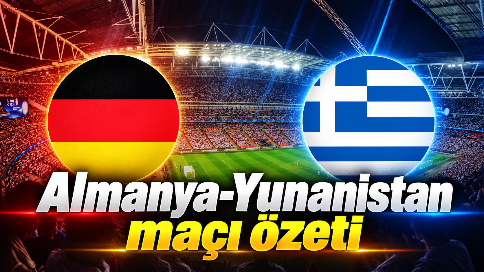 Almanya- Yunanistan maçı özeti