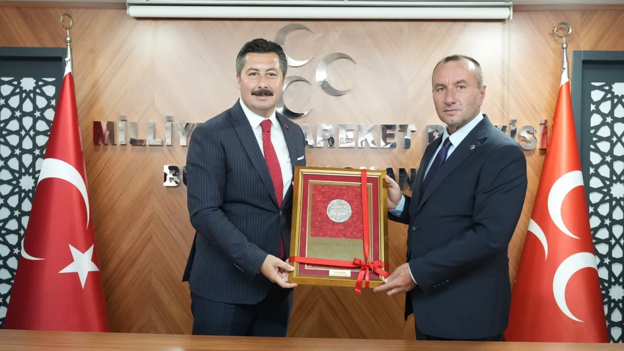 Ercan Özel’den Mhp Bursa İl Başkanı Özcanbaz’a Ziyaret (2)