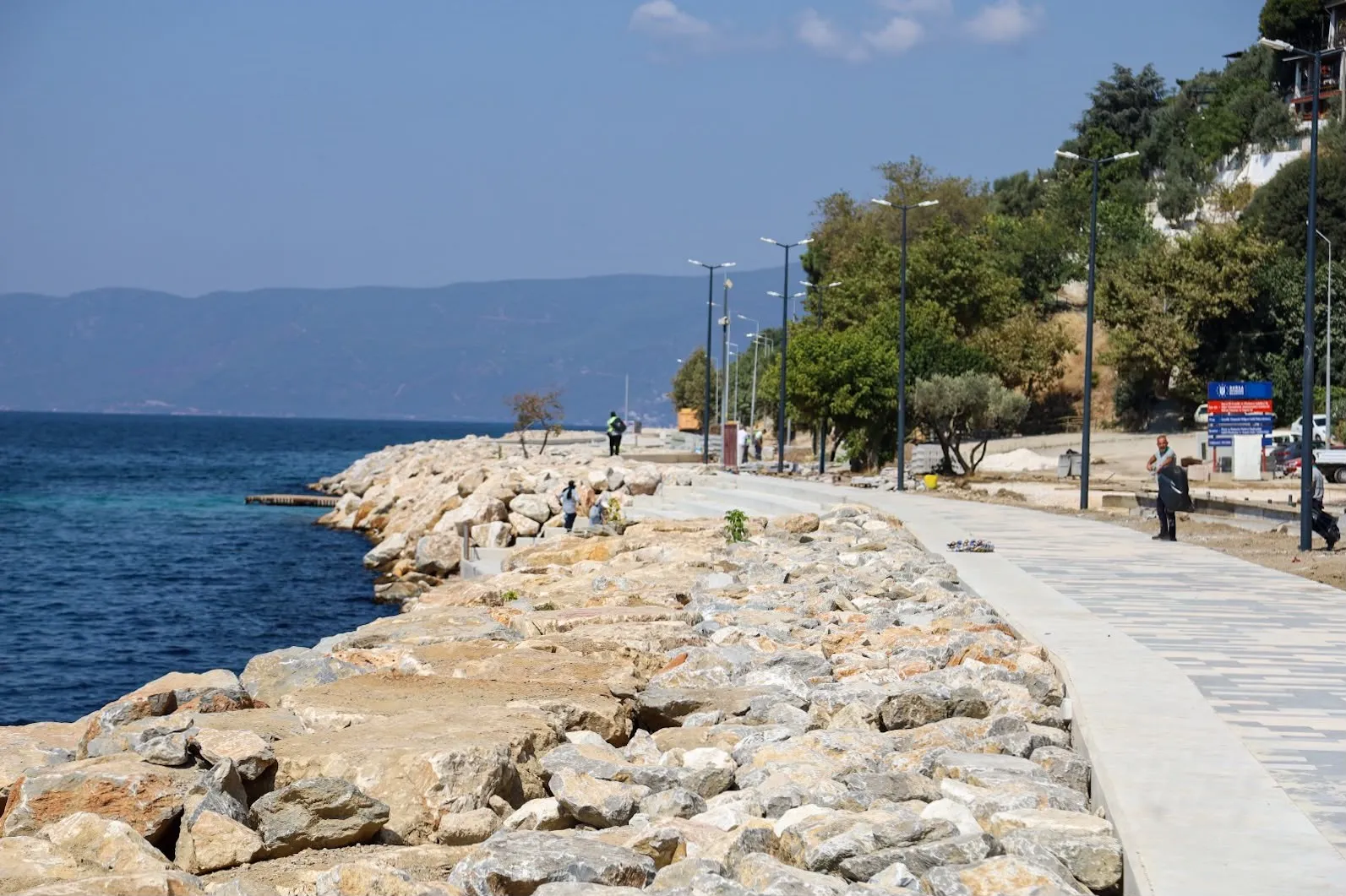 Gemlik Manastır Sahil Yolu Yenileniyor 2 Kilometrelik Hat Baştan Sona Düzenlenecek (3)