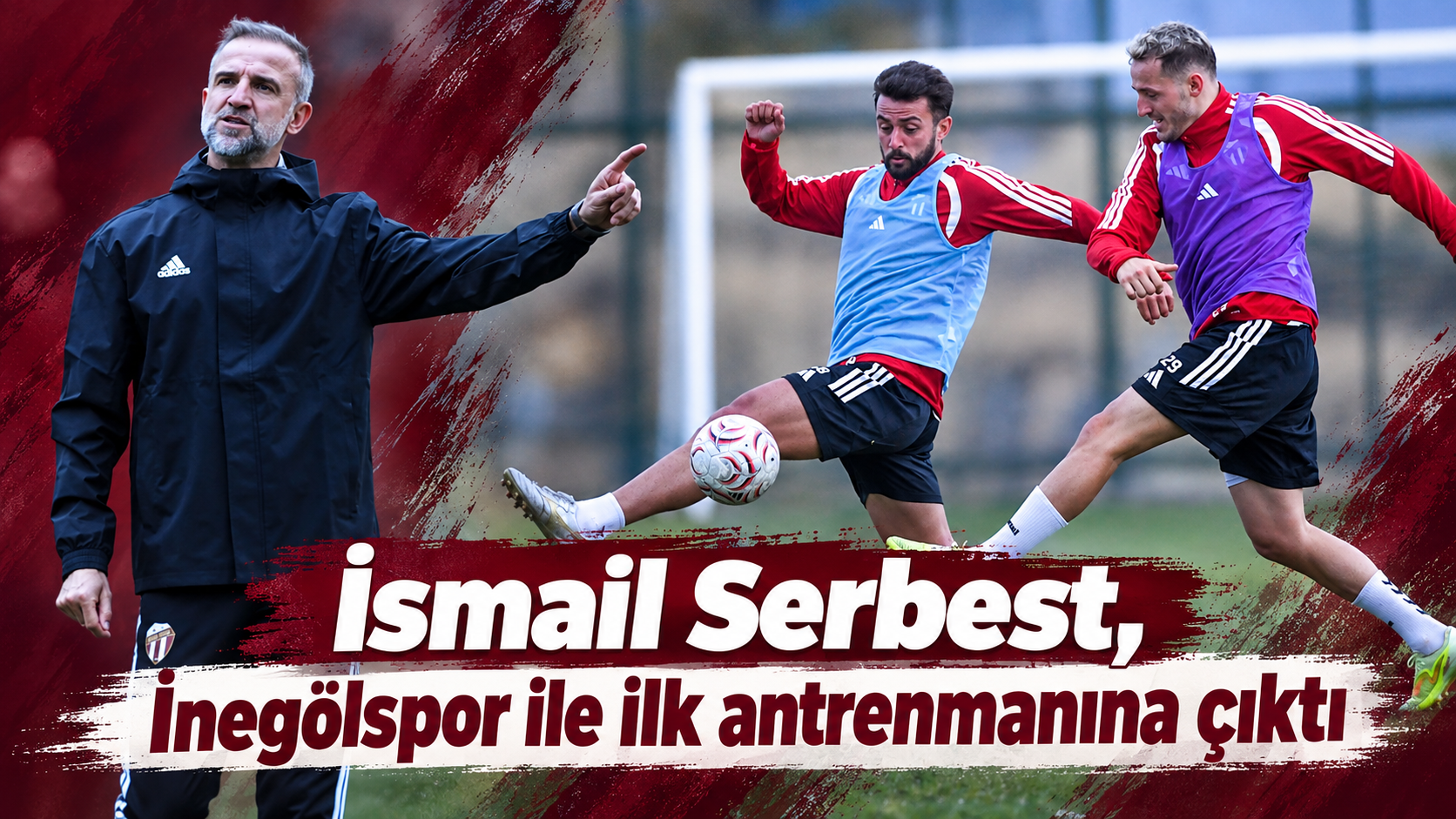 İsmail Serbest , İnegölspor ile ilk antrenmanına çıktı