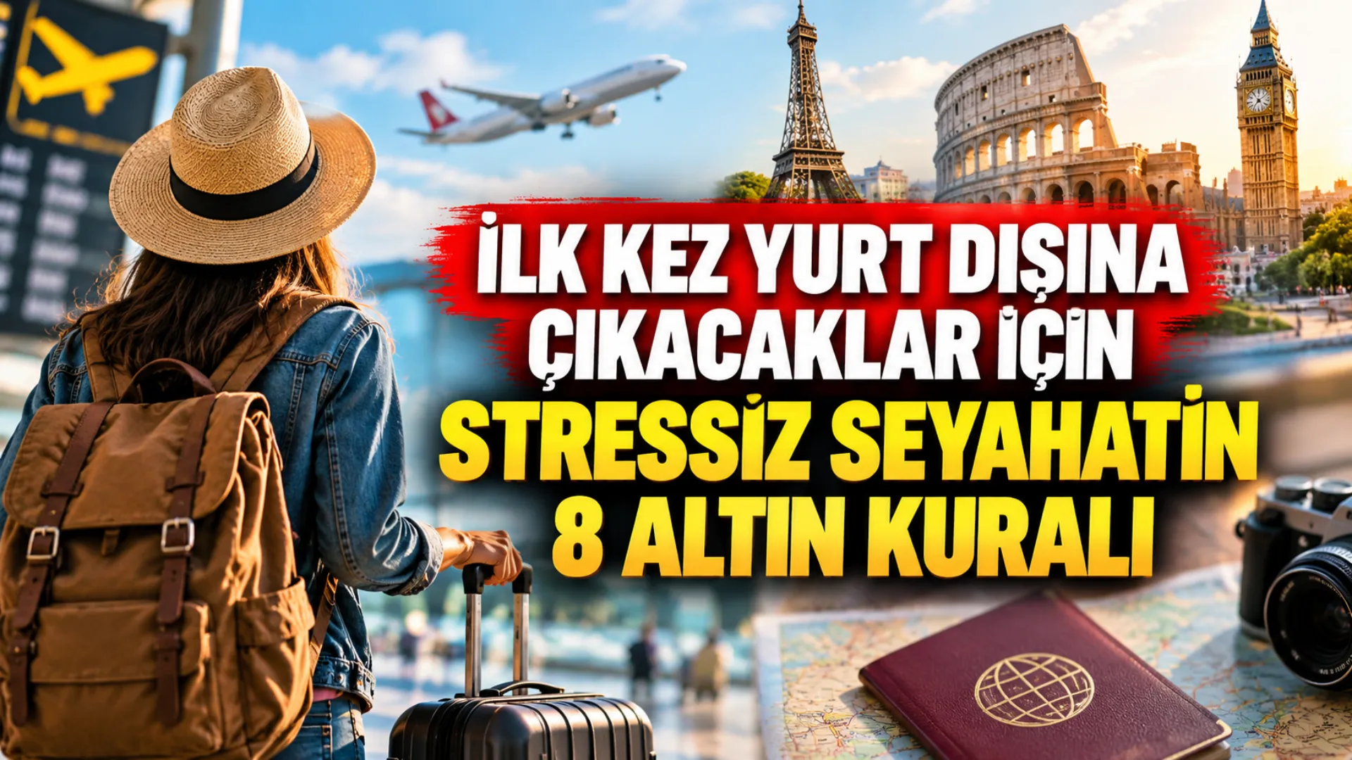 İlk Kez Yurt Dışına Çıkacaklar İçin Stressiz Seyahatin 8 Altın Kuralı