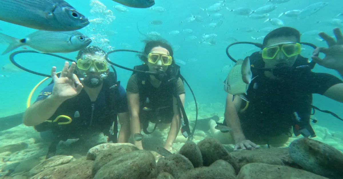İndak Ekibi Antalya Kemer’de Tüplü Dalış Eğitimi Yaptı (2)