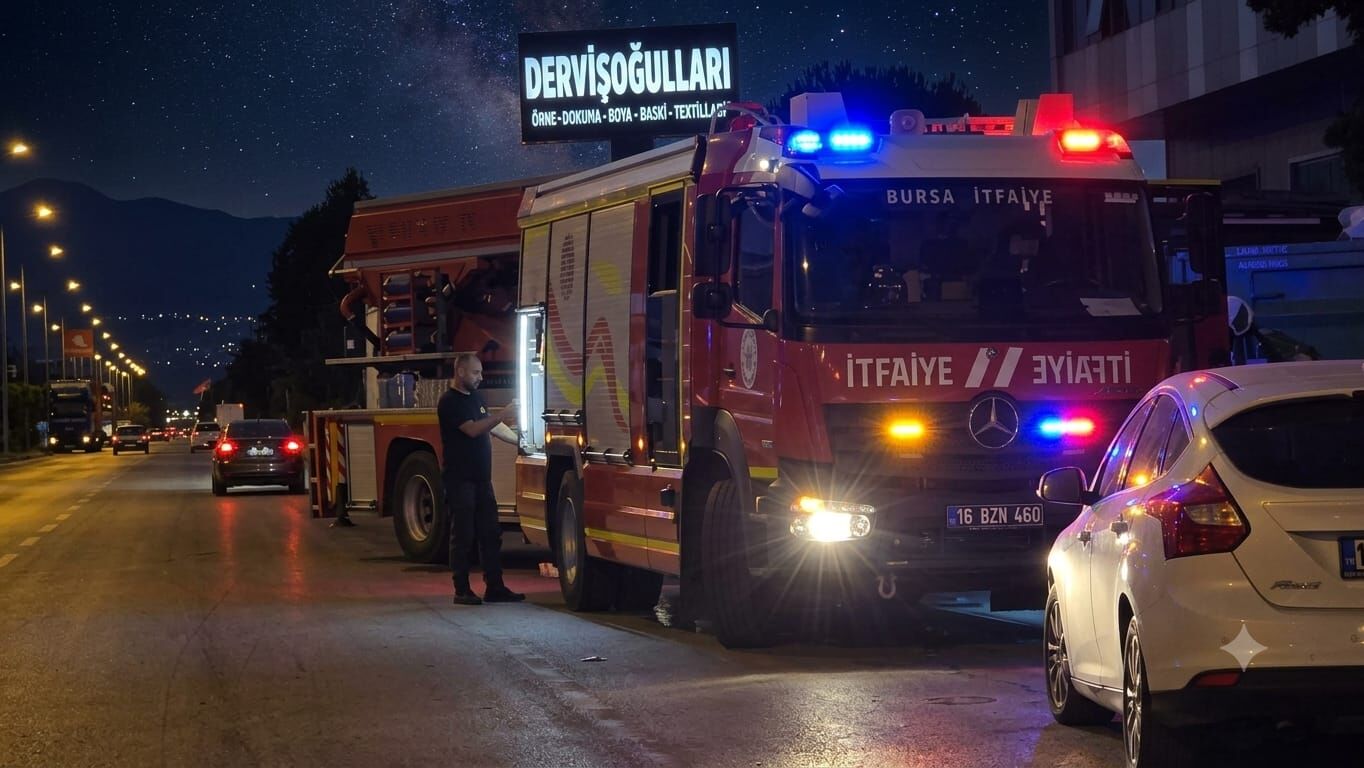İnegöl Süleymaniye Mahallesi Osb 1. Cadde Üzerinde Bulunan Tekstil Fabrikasında Yangın Çıktı. İhbar Üzerine Bölgeye Çok Sayıda Itfaiye Ve Sağlık Ekibi Sevk Edildi.