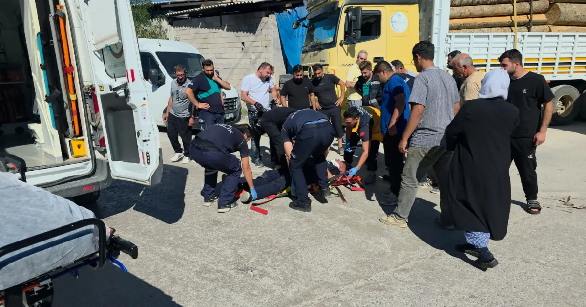 İnegöl’de iki motosiklet çarpıştı: 1 sürücü ağır yaralandı