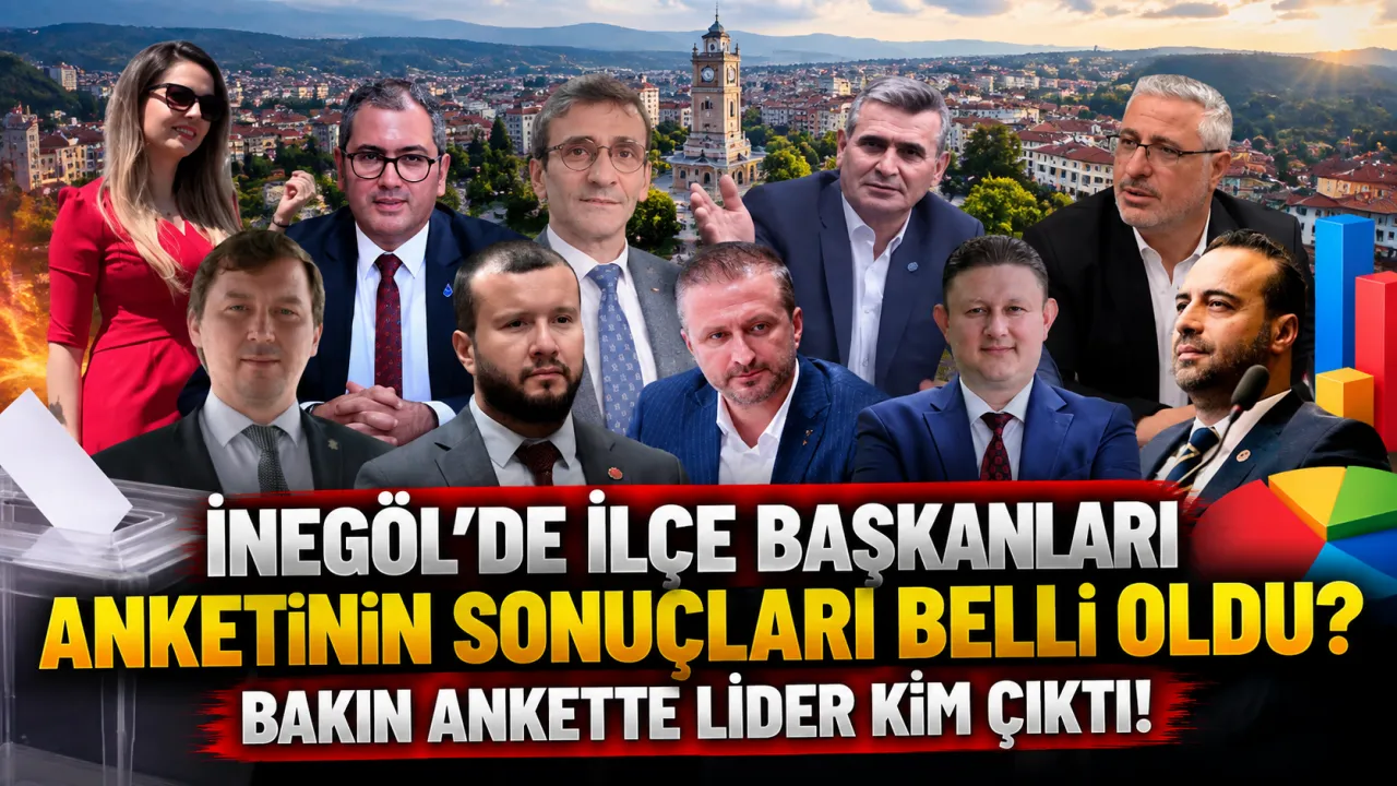 İnegöl’de ilçe başkanları anketinin sonuçları belli oldu? Bakın ankette lider kim çıktı!