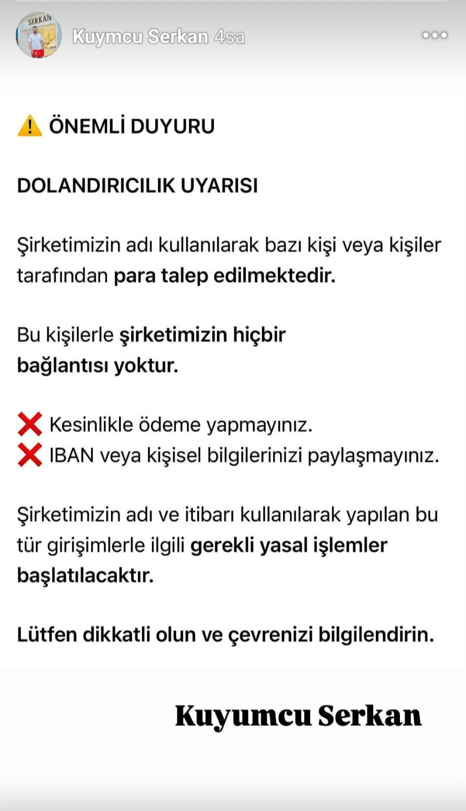 İnegöl'de Kuyumcunun Adı Kullanılarak Dolandırıcılık Iddiası