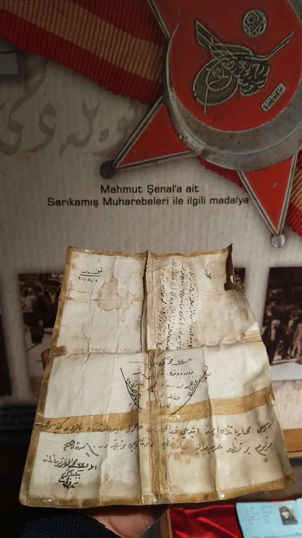 İnegöllü Gazi Mahmut Şenal’ın Madalyası Ve Enver Paşa Imzalı Beratı Kent Müzesi’ne Bağışlandı (2)