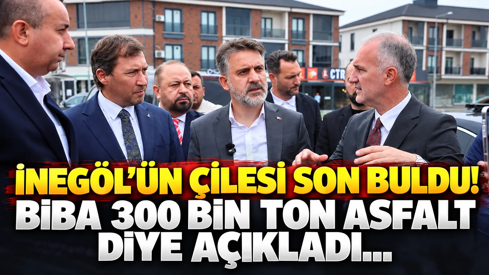 İnegöl'ün Çilesi Son Buldu! Biba 300 Bin Ton Asfalt Diye Açıkladı... Gencgazete