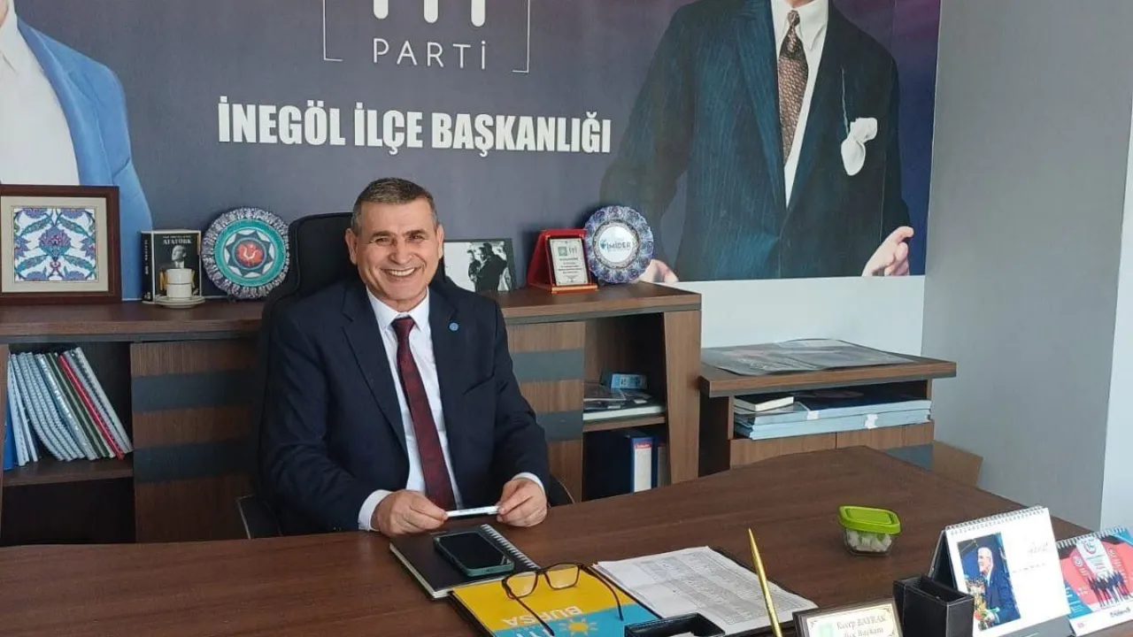 İYİ Parti İlçe Başkanı Recep Bayrak