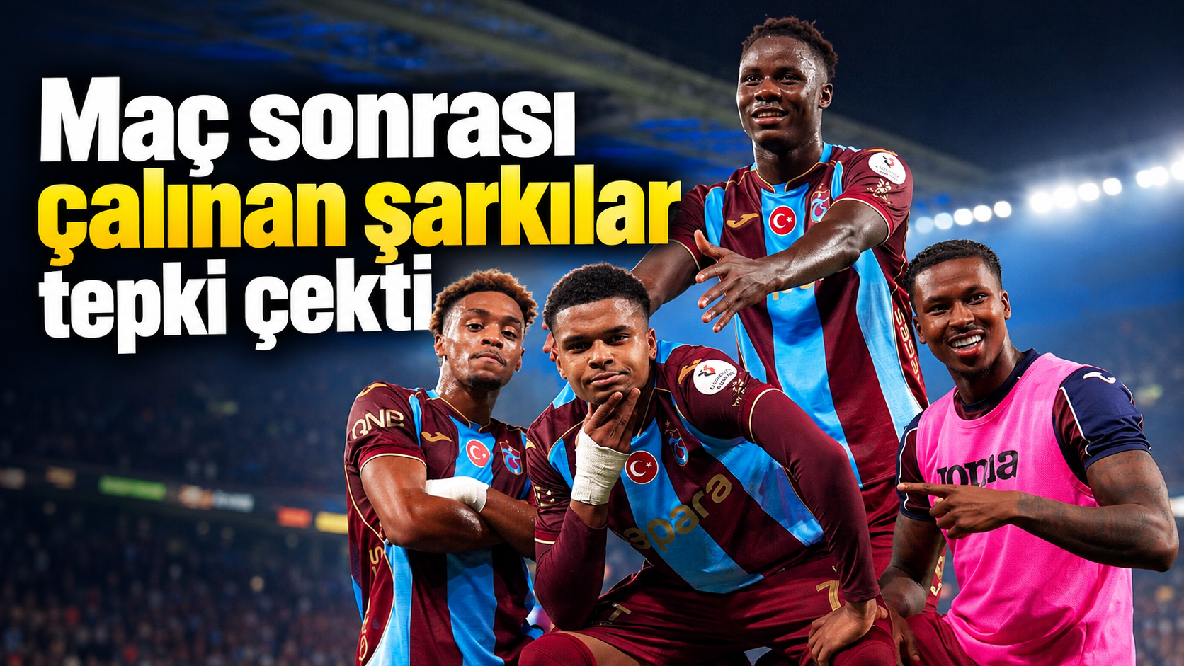 Trabzonspor, Galatasaray’ı 4-0 mağlup etti: Maç sonrası çalınan şarkılar tepki çekti
