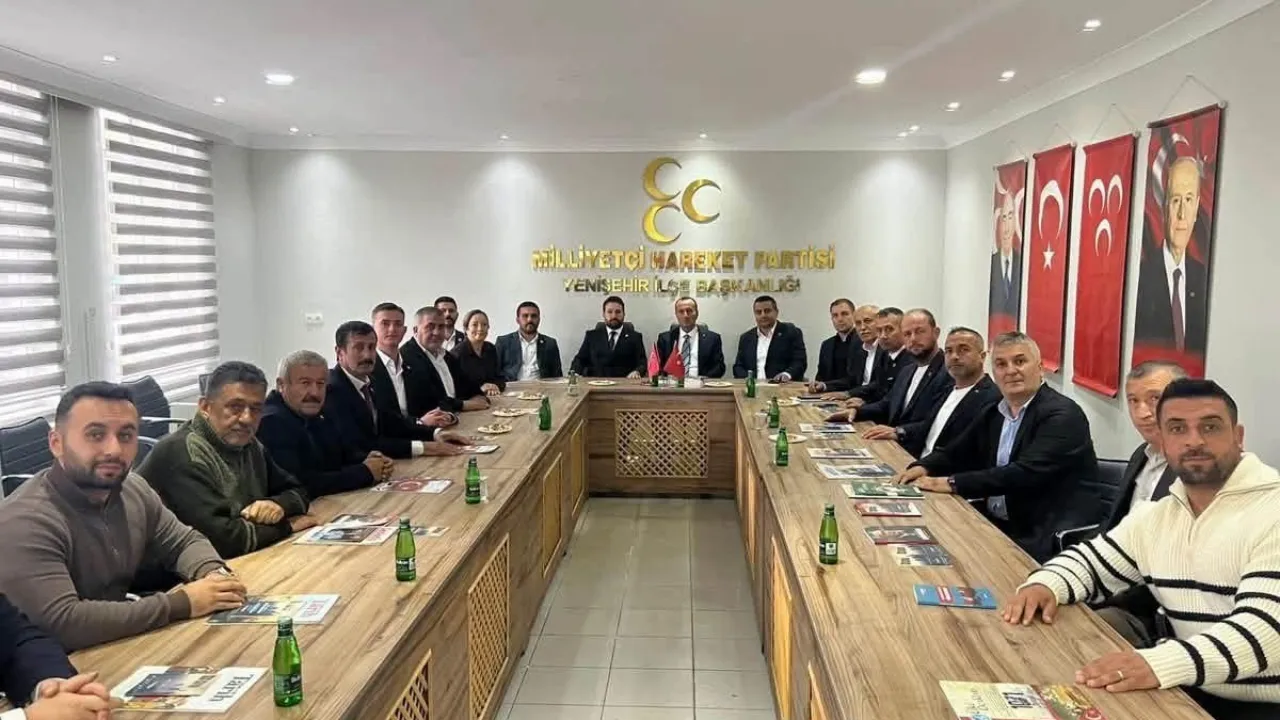 Mhp Bursa İl Başkanı Özcanbaz’dan Yenişehir Teşkilatına Ziyaret (2)