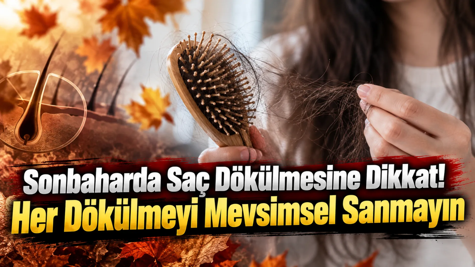 Sonbaharda Saç Dökülmesine Dikkat! Her Dökülmeyi Mevsimsel Sanmayın